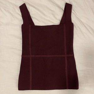 Zara Burgundy Tank Top
